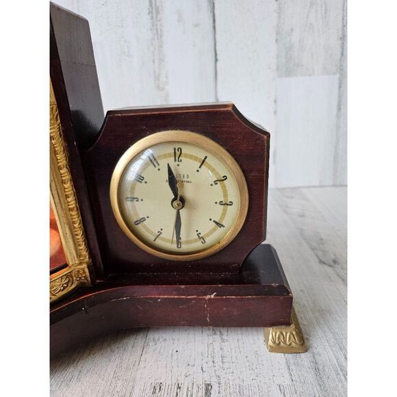 United clock ballerina dancer light up animated vintage unique decor - Picture 5 of 8